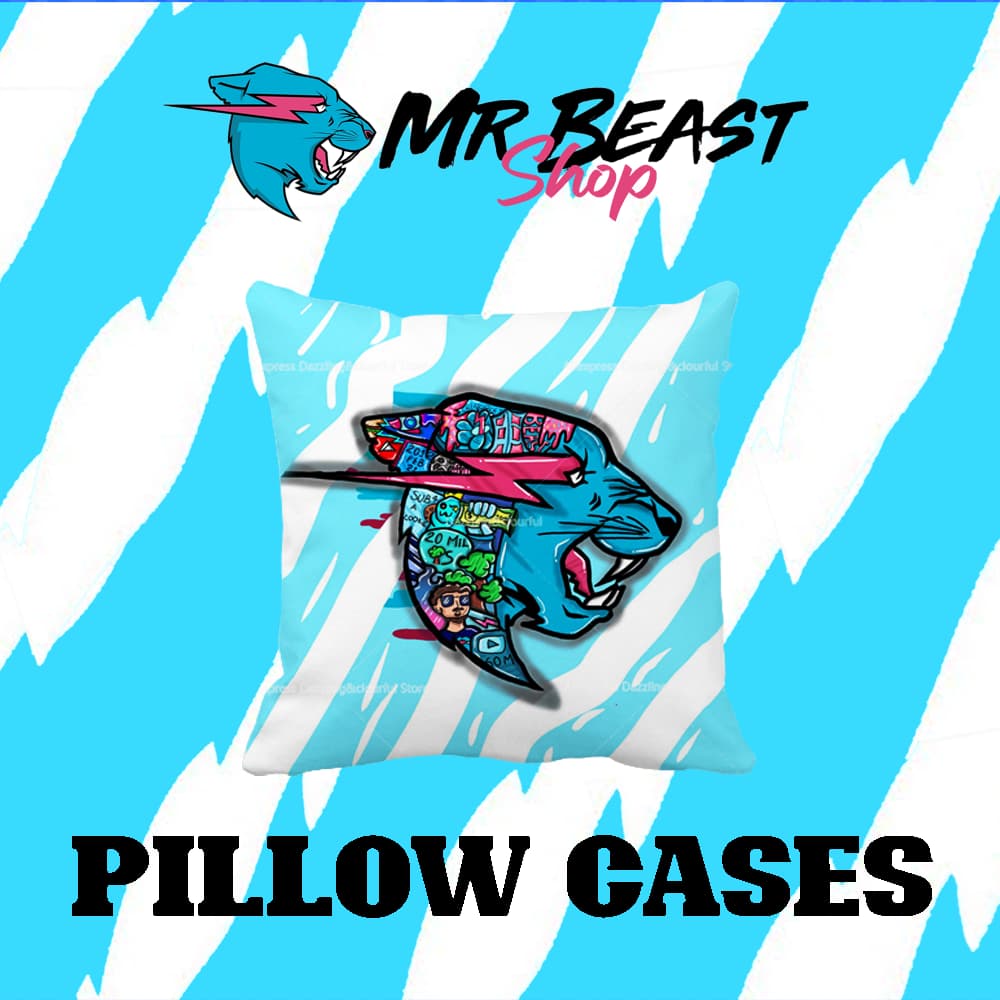 MrBeast Pillow Case Collection