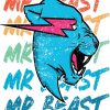 Retro Vintage Mr Beast Funny Shower curtain Official Mr Beast Shop Merch