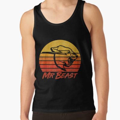 Mr Beast Funny Mr Gaming Sunset Silhouette Tank tops Official Mr Beast Shop Merch