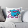 Mr Game Beasts Funny  Throw pillow Official Mr Beast Shop Merch