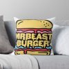 Mr Beast Burger  Throw pillow Official Mr Beast Shop Merch