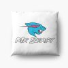 Funny Mr Beast With Gamingtyle Throw pillow Official Mr Beast Shop Merch