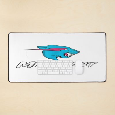 Funny Mr Beast With Gamingtyle Mousepad desk mat Official Mr Beast Shop Merch