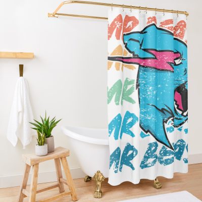 Retro Vintage Mr Beast Funny Shower curtain Official Mr Beast Shop Merch