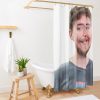 Mr Beast Jimmy  Shower curtain Official Mr Beast Shop Merch