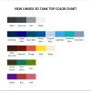 tank top color chart - MrBeast Shop