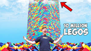 Building the Worlds Largest Lego Tower - MrBeast Shop